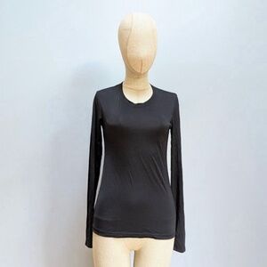 Anatomie Black Long Sleeve Athletic Shirt - Medium
